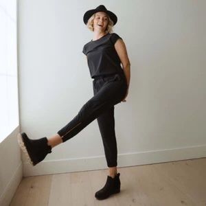 Albion Black Jumpsuit